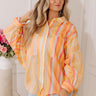 Sherbet Skies Stripe Button Up Top Image - 1