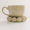 Spill The Tea Stoneware Mug in Warm Taupe Image - 1