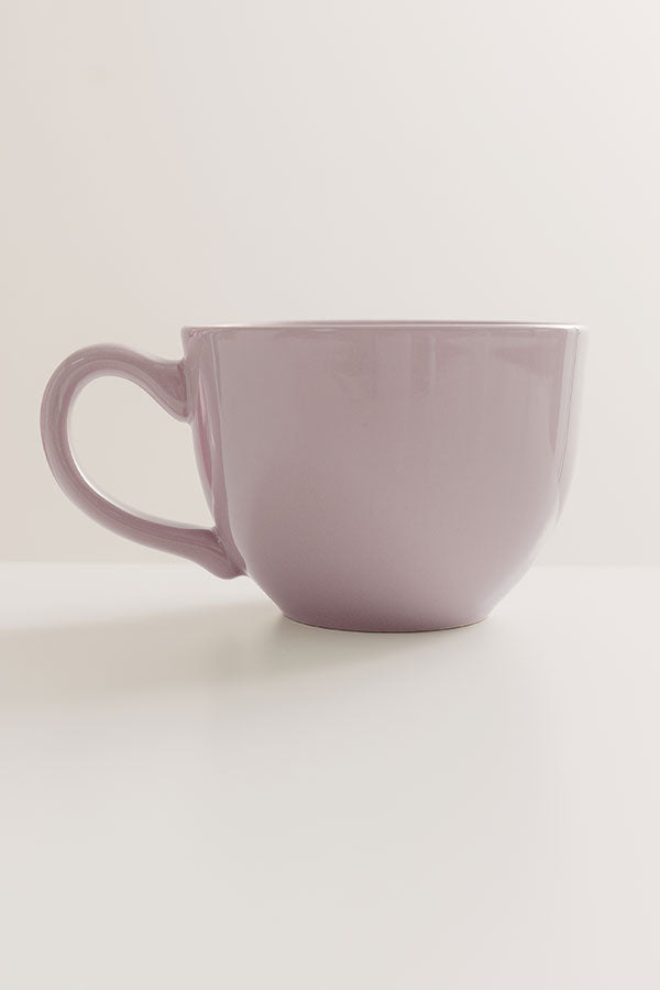 Spill The Tea Stoneware Mug in Lavender Image - 2