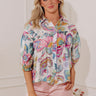 Sweet Moments Floral Babydoll Top in White Image - 1