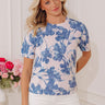 Fresh Beginnings Floral Knit Top Image - 1