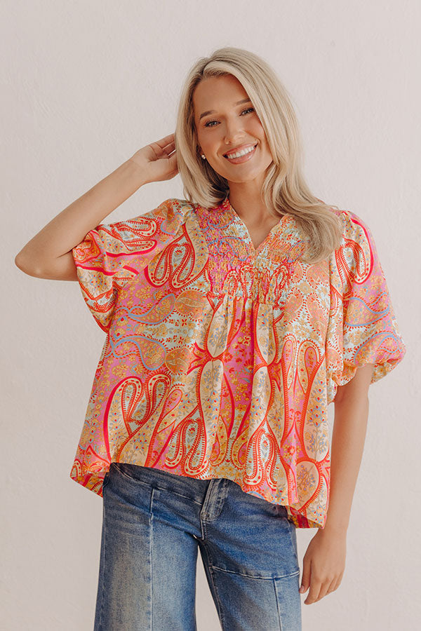 Happy Feelings Floral Top Image - 1