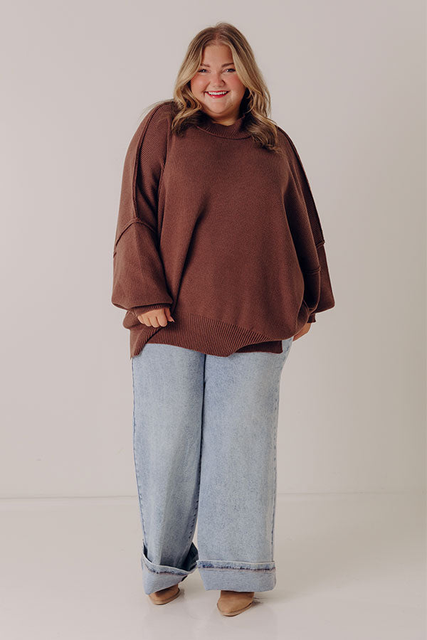 The Jayla High Waist Tummy Control Wide Leg Jean Curves Image - 2