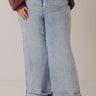 The Jayla High Waist Tummy Control Wide Leg Jean Curves Image - 1