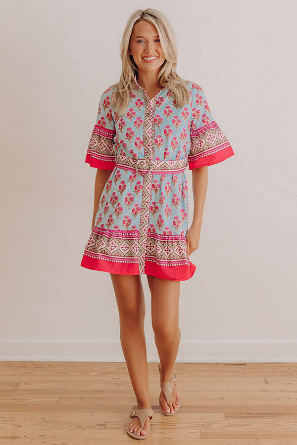 Sunkissed Stroll Floral Mini Dress