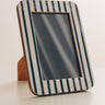 Love In The Details Stripe Photo Frame in Navy Image - 1