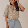 Cherished Moments Velvet Jacquard Top Image - 1