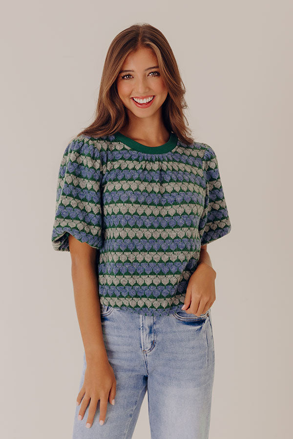 Coffee Shop Chic Knit Top