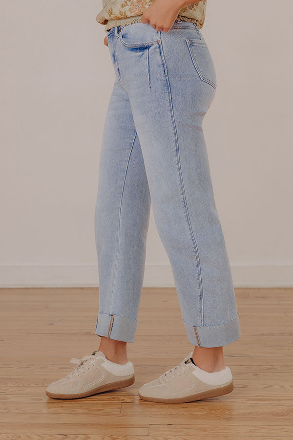 The Evelyn High Waist Tummy Control Straight Leg Jean Image - 3