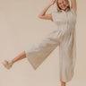 Haute Line Wide Leg Stripe Jumpsuit Image - 1