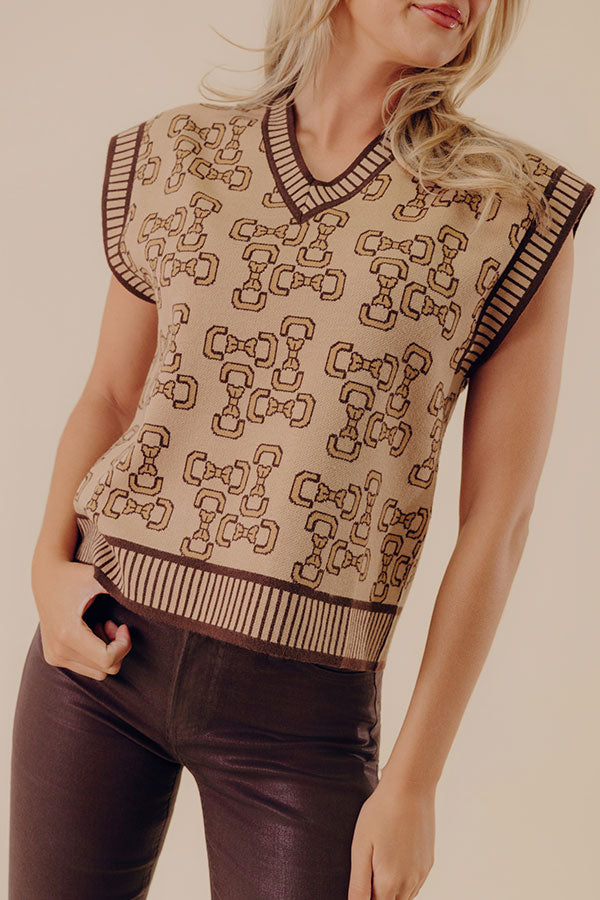 Sunday Society Knit Vest Top Image - 2