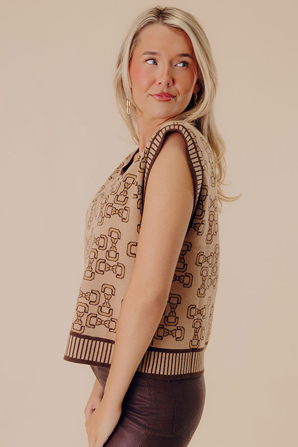 Sunday Society Knit Vest Top Image - 4