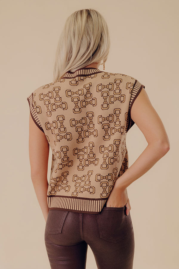 Sunday Society Knit Vest Top Image - 5