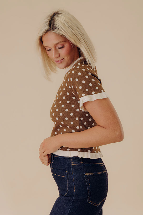 Cue The Spotlight Knit Top Image - 2