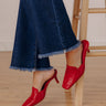 The Davey Faux Leather Mules Image - 1
