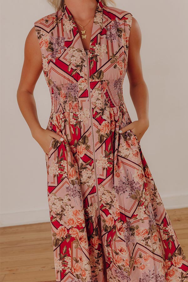 First Pick Floral Midi Dress Image - 2