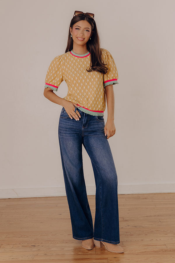 Sunny Views Knit Top Image - 2