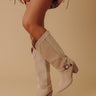 The Lena Faux Suede Knee High Boot Image - 1