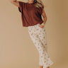 Mallard Mode Midrise Straight Leg Ruffle Pants Image - 1