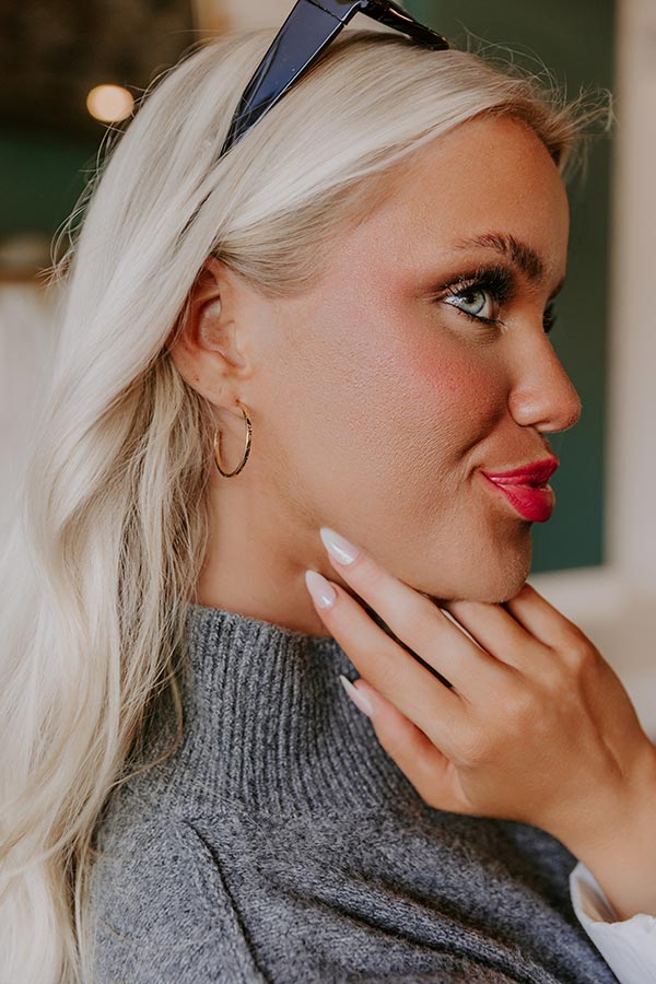 Simply Chic Hoop Earrings