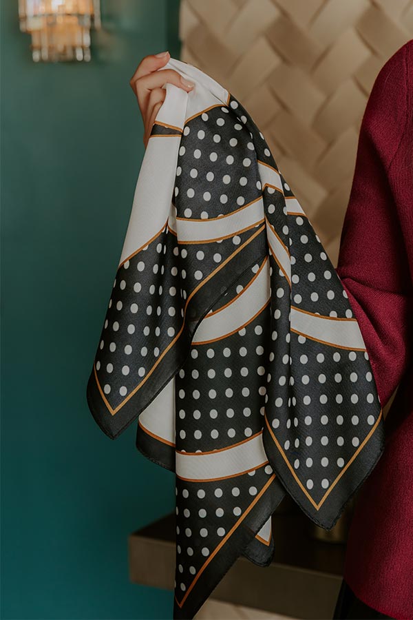 Chic Spotlight Satin Hair Scarf Image - 2