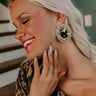 Statement Maker Earrings in Black Image - 1