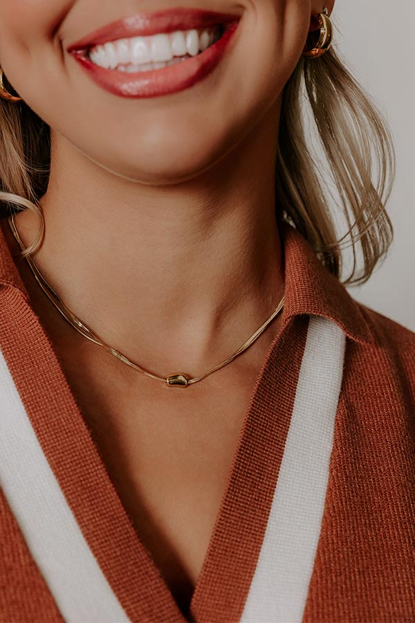 City Love Snake Chain Necklace Image - 2