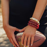 Cider Sippin' Stretch Bracelet Set in Wine Image - 1