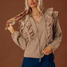 Picnic Pretty Gingham Ruffle Top Image - 1