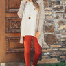 Pumpkin Spice Cuddles Cardigan in Taupe Image - 1
