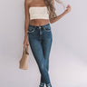 Scallop Lace Bandeau in Cream Image - 1