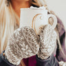 Snowflake Chic Converter Gloves in Grey Image - 1