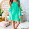 A Fairytale Ending Shift Dress in Light Jade Image - 1
