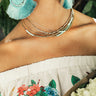 Keeping You Close Layered Necklace In Limpet Shell Image - 1