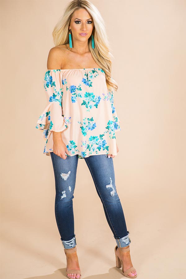 Honolulu Honey Off Shoulder Top Image - 1