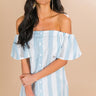 Sipping Seaside Off Shoulder Dress Image - 1