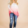 California Girl Ombre Top in Pink Image - 1