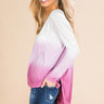 California Girl Ombre Top in Purple Image - 1