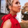Front And Center Hoop Earrings in Gold Image - 1