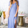 Beachy Keen T-Shirt Maxi in Periwinkle Image - 1