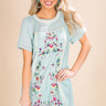 Meet Me In Paradise Shift Dress in Light Pear Image - 1