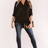Uptown Vibes Shift Top in Black Image - 1