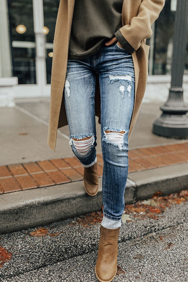 Eunina On The Bright Side Distressed Skinny Image - 1