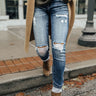 Eunina On The Bright Side Distressed Skinny Image - 1