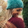 Wine Night Ultra Soft Beanie in Spruce Image - 1