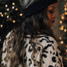 Cold Snap Metallic Beanie in Black Image - 1