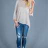 Bonfire Party Shift Top in Iced Latte Image - 1