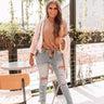 The Bombshell Chenille Cardigan in Cream Image - 1
