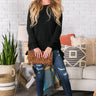 Good For The Soul Tunic Sweater in Black Image - 1