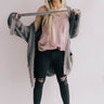 Fuzzy Wuzzy Cardigan in Dark Grey Image - 1
